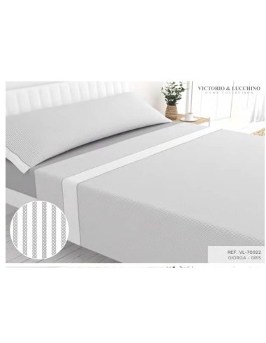 SABANA GIORGA  GRIS 180CM VL-70922