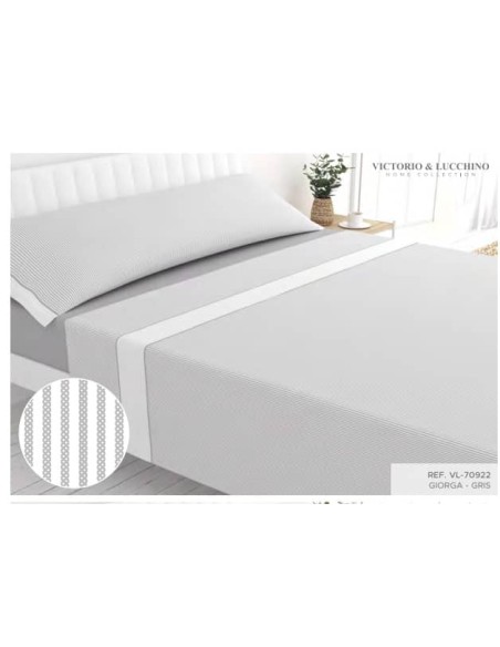 SABANA GIORGA  GRIS 180CM VL-70922