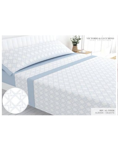 SABANA ALESSIA CELESTE 180CM VL-70928