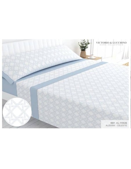 SABANA ALESSIA CELESTE 180CM VL-70928