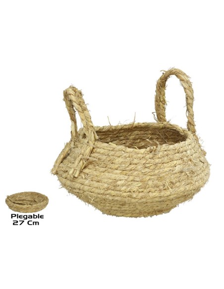 CESTO CON ASAS NATURAL HERACLES 27CM
