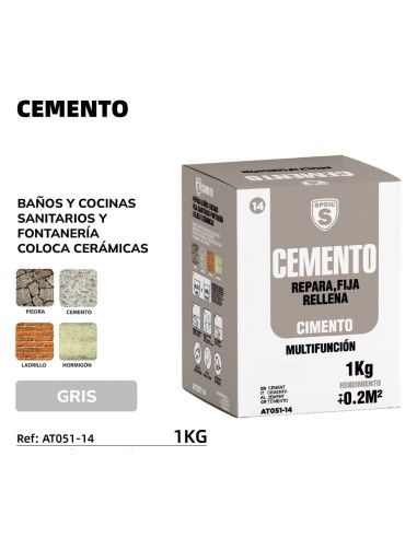CEMENTO GRIS 1KG