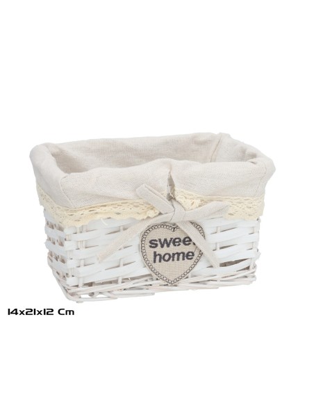 CESTA TAYLOR 21X14X12 BLANCA
