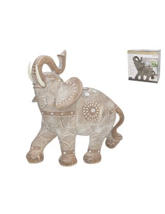 FIGURA ELEFANTE AYAAN 20.5X9.5X21 CM RESINA