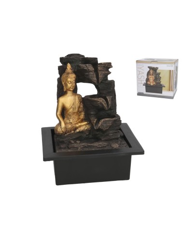 FUENTE BUDA MAYAN LED 21X17,5X25 CM