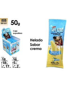 APERITIVO PARA PERROS HELADO CREMA 50GR
