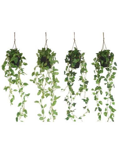 MACETA COLGANTE HOJAS X 182-70 CM (SURT)