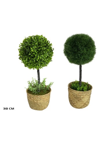 MACETA ALGAS CON BOLA BOJ  SURT 38 CM