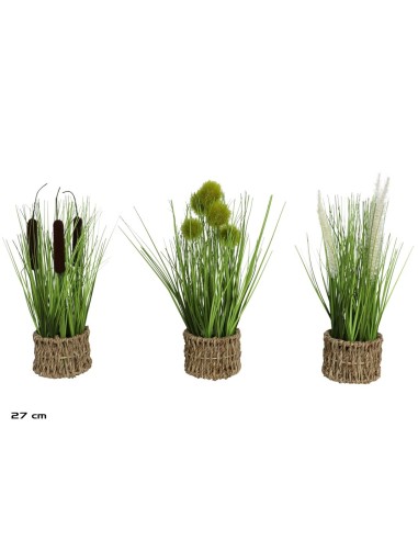 MACETA ALGAS GRASS SURT 27CM