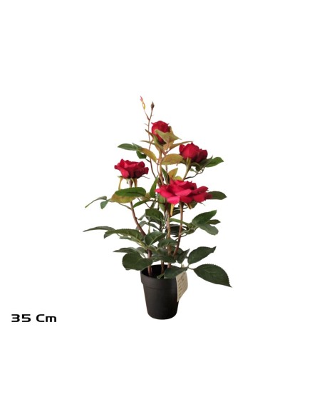 MACETA ROSAL 35 CM (ROJO)