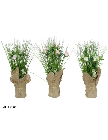 MACETA SACO ROSITAS - 43 CM (S)