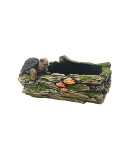 MACETERO TRONCO TORTUGA L 25,3x12,2x10,8 cm.