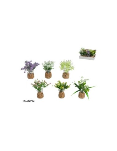 MACETA CRISTAL RELLENOS SURTIDOS 15-18 C