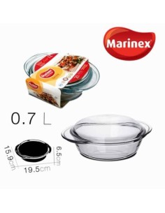 CACEROLA 0.7L REDONDA C/TAPA