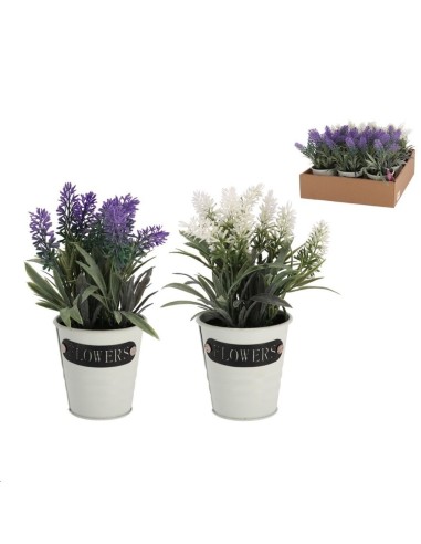 MACETA METAL LAVANDA 20 CM SURTIDO