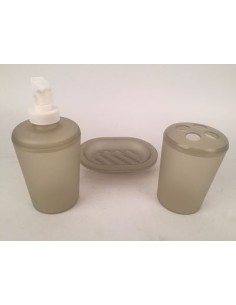 JUEGO BAÑO 3 PIEZAS VERDE