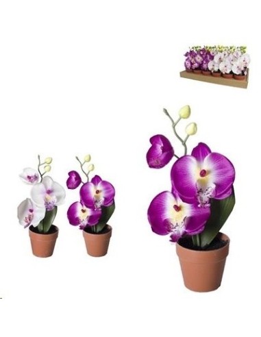 MACETA BARRO ORQUIDEA NATURE  24 CM