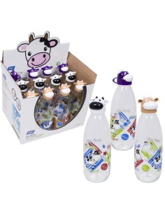 BOTELLA AGUA DECORADA VACA 1000ml