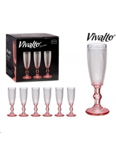 COPA PUNTOS CAVA PIE ROSA