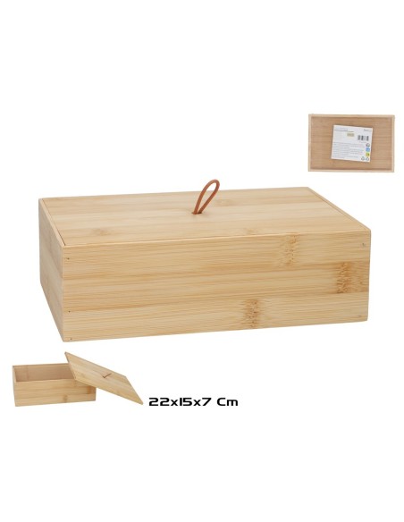 CAJA BAMBOO 22X15X7CM
