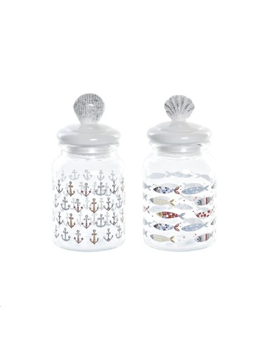 BOTE CRISTAL GRES 11X11X23 900ML, COSTA 2 SURT.