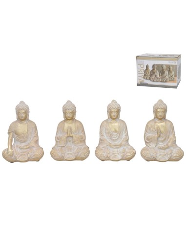 FIGURA BUDA PRIYA 4 SURT 11,3X8,8X16,3 CM RESINA