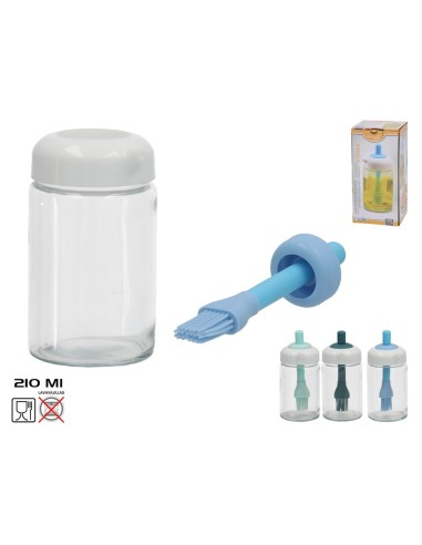 ACEITERA/VINAGRERA CON BROCHA 210ML ATENEA