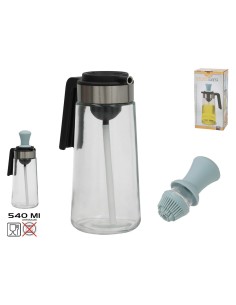 ACEITERA/VINAGRERA CON BROCHA 540ML GRETA