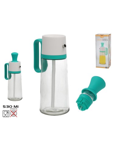 ACEITERA/VINAGRERA CON BROCHA 530 ML GERCA