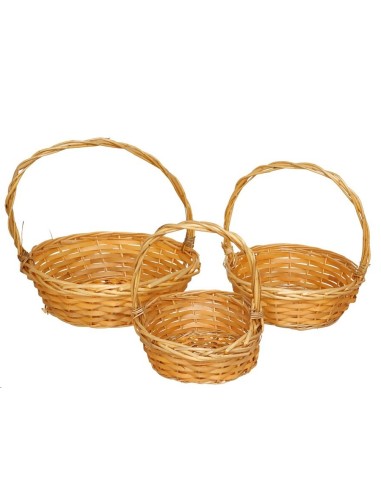 SET 3 CESTOS ALUKA 32CM