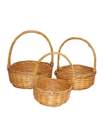 SET 3 CESTOS ALUKA 37X37X45CM