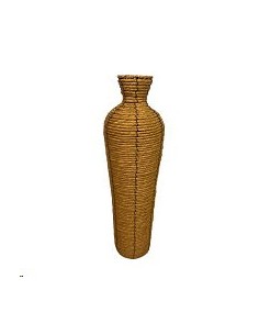 FLORERO CUERDA MIMBRE  19x19x57cm
