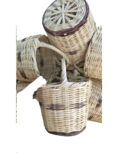 CESTA MIMBRE NATURAL 22*22