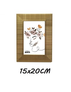 PORTAFOTO PVC (15*20) (ORO)