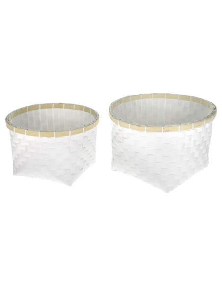 SET 2 PONGOTODOS REDONDOS BLANCO