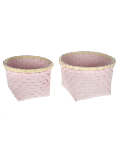 SET 2 PONGOTODOS REDONDOS ROSA