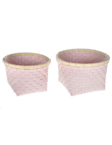 SET 2 PONGOTODOS REDONDOS ROSA