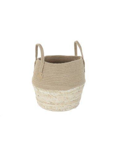 CESTA JUTE FIBRA 32X32X34 NATURAL