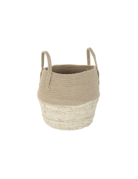 CESTA JUTE FIBRA 32X32X34 NATURAL