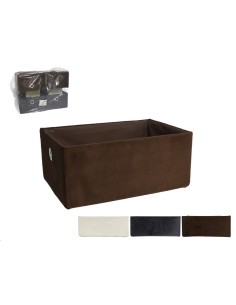 CESTA VELVET RECT. 33X23X17CM 3.COLO