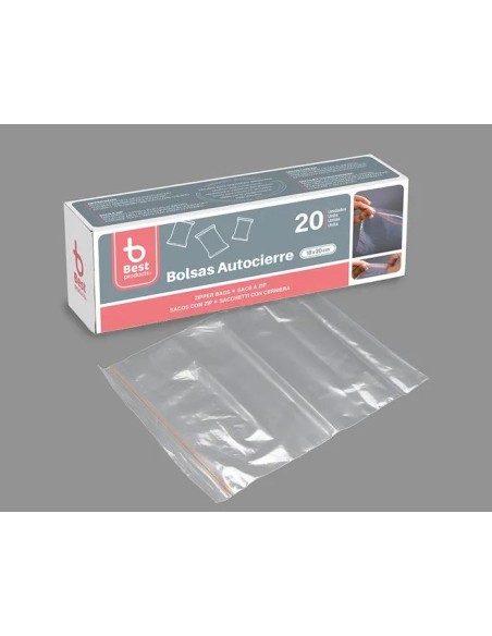 C/20 BOLSA 18X20CM AUTOCIERRE