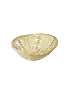 CESTO OVALADO BAMBU COLOR NATURAL 20x9x6.5cm