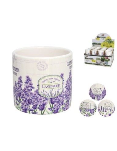 MACETERO DOLOMITA 9,5X10 CM LAVANDA 3 SU