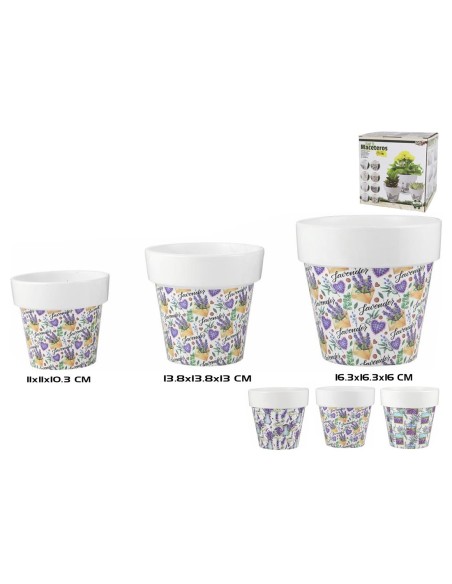 SET 3 MACETEROS DOLOMITA ELI