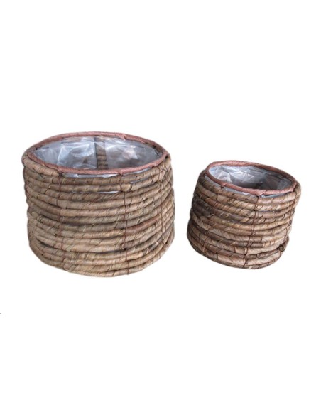 SET 2 MACETERO MIMBRE 20*14