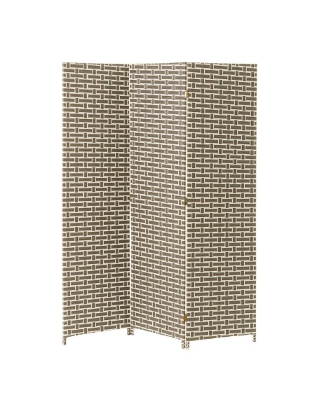 BIOMBO PAPEL TRENZADO GRIS 150 X 2 X 180 CM