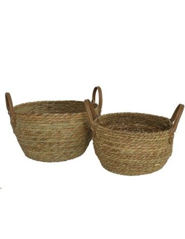 S/2 CESTAS NATURA 29,5x29,5x19CM