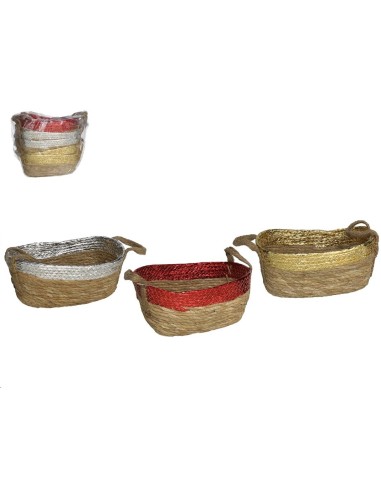 CESTO RECTANGULAR C/ASAS ALGAR 29X18X12C