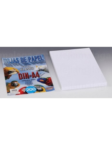 FOLIO DIN A4 BLANCO 200 HOJAS 80GR