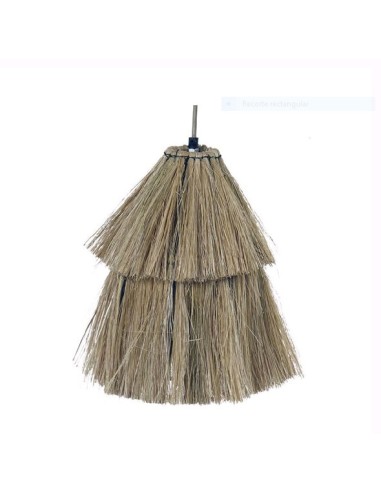 LAMPARA TECHO METAL JUTE 30X30X35 NATURAL
